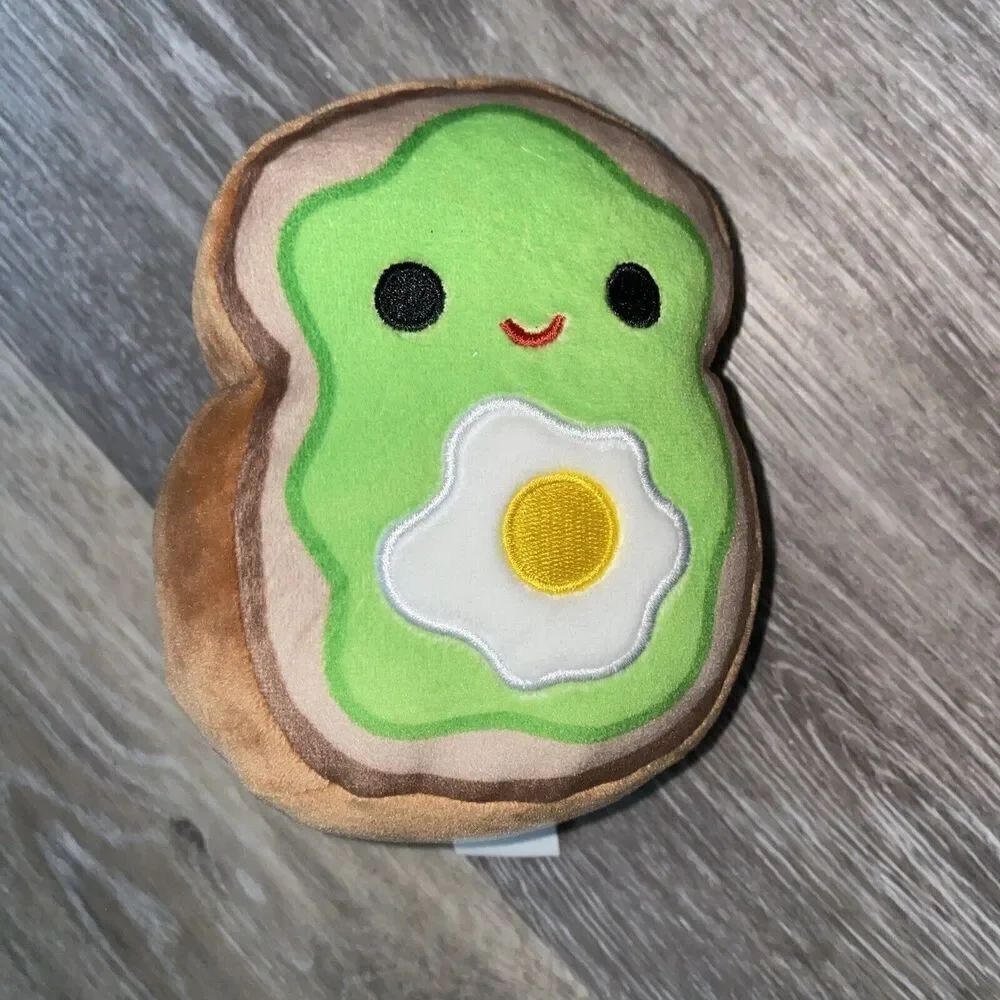 Rare Squishmallow 5” Sinclair Avocado Toast Food Squad Plush collectibles